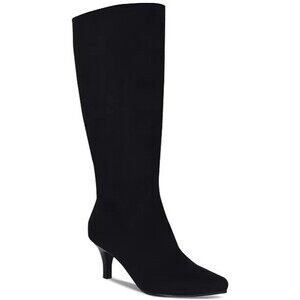 IMPO Namora Knee High Dress Boots, Black, Women Size 7M Item#970